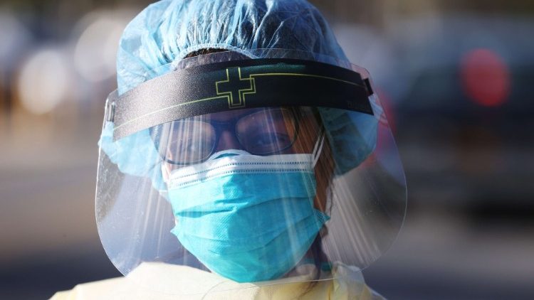 Sjuksköterska under Covid-19 pandemin