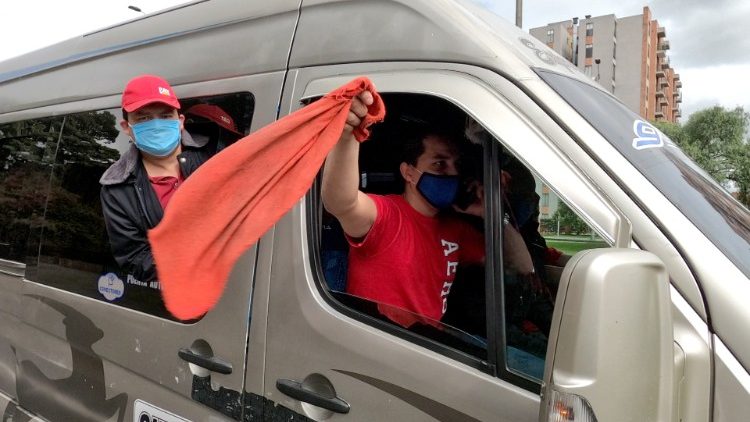 COLOMBIA - HEALTH - VIRUS - PROTEST - DRIVERS