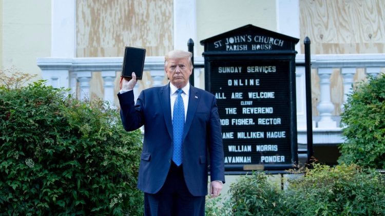 Der Auftritt Trumps vor der anglikanischen Kirche erhitzt die Gemüter