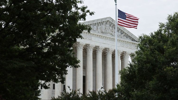 La Cour suprême des États-Unis à Washington, sommet du pouvoir judiciaire dans le pays. 
