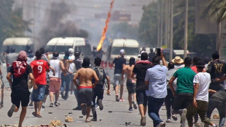 Manifestation le 22 juin dernier à Tataouine, dans le Sud tunisien.