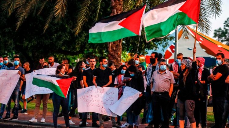 Протести в палестинските територии срещу плановете за анексиране на Западния бряг на Израел. 01.07.2020