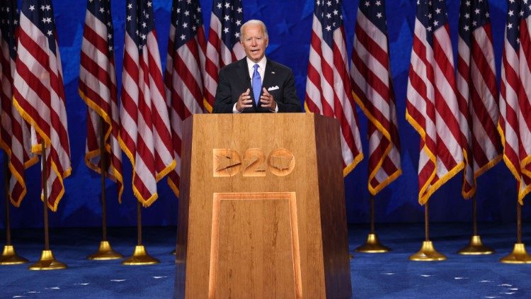 Joe Biden accepts the party's party’s nomination as the Democratic Party’s candidate for the U.S. presidency. 