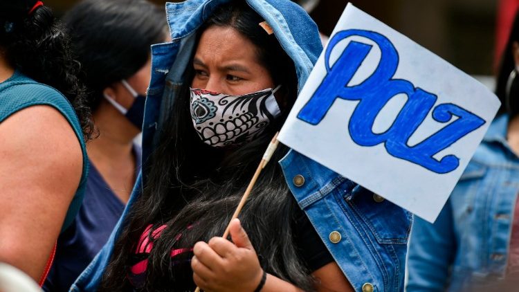 Ilustračná snímka: protesty proti násiliu v Popayane, v Kolumbii (25. aug. 2020)