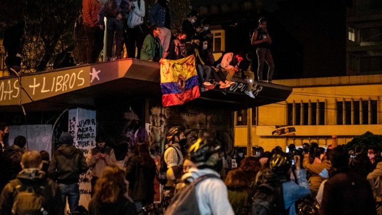 Bogota residents protest police brutality