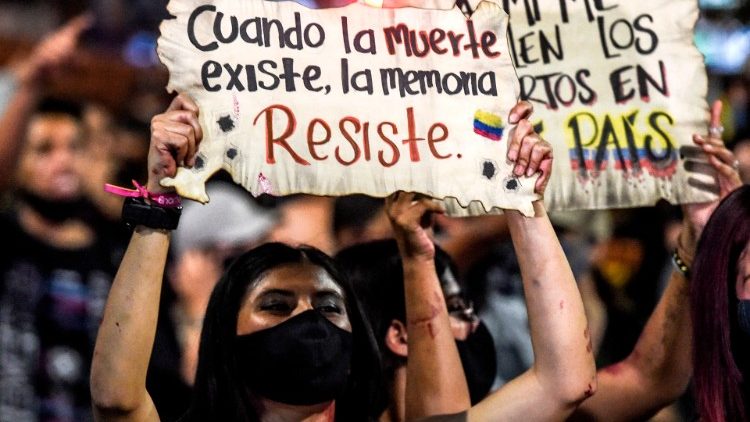 Colombia, protestas contra la violencia política