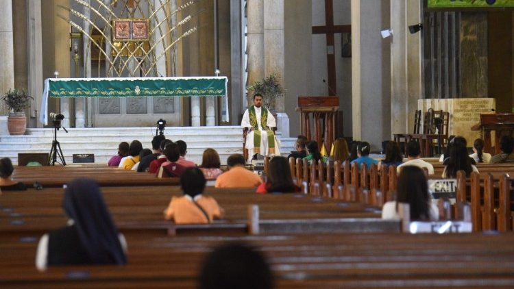 Una chiesa a Paranaque City, periferia di Manila - Filippine (AFP)