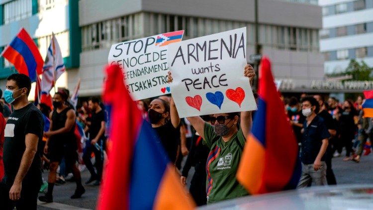 Manifestim në favor të paqes në Nagorni Karabak