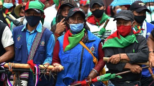 Kolumbien: Indigene starten Protestmarsch nach Bogotà