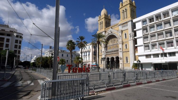 Cathédrale Saint-Vincent-de-Paul, Tunis, le 29 octobre 2020