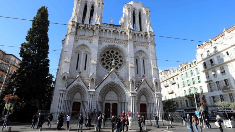 Nhà thờ chính tòa Nice, nơi xảy ra vụ tấn công hôm 29/10/2020