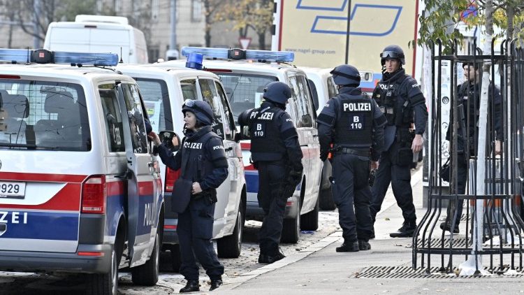 Polizeieinsatz nach dem Wien-Attentat