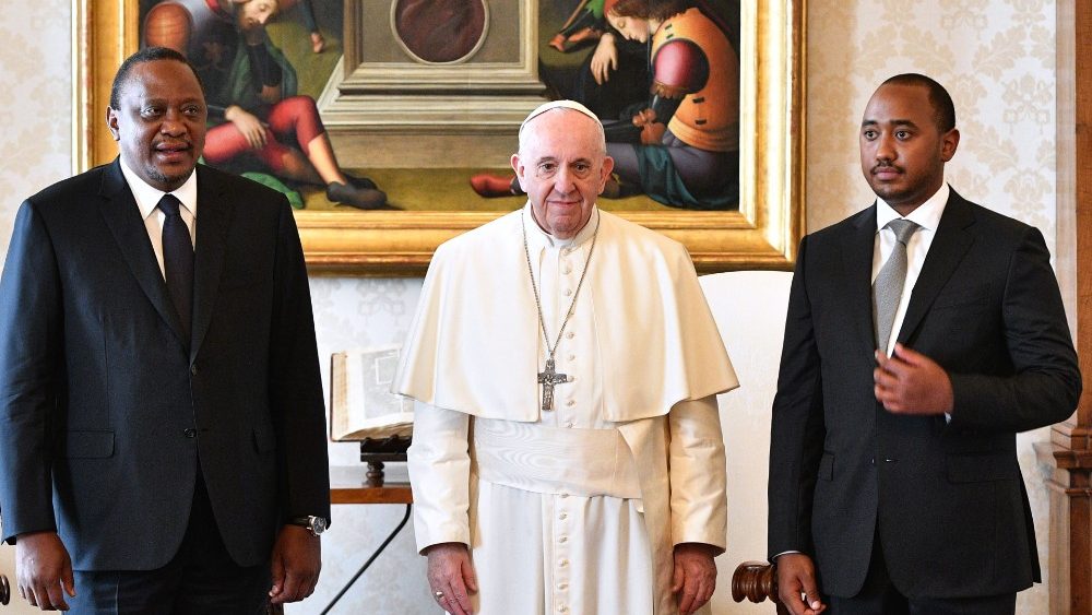 Kenská delegácia na návšteve Vatikánu