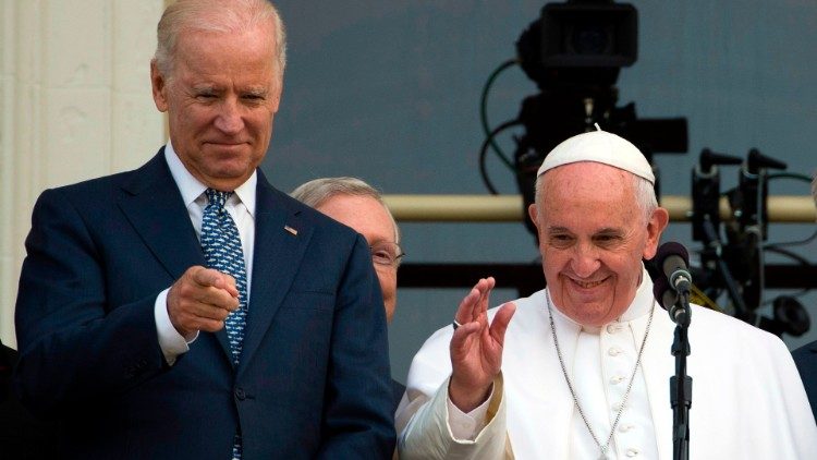 Папа Францішак і Джо Байдэн. Ілюстрацыйнае фота