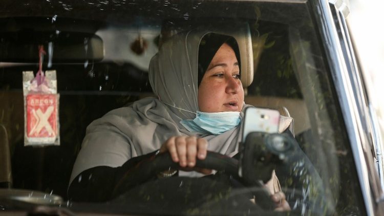 Busfahrerin in Palästina