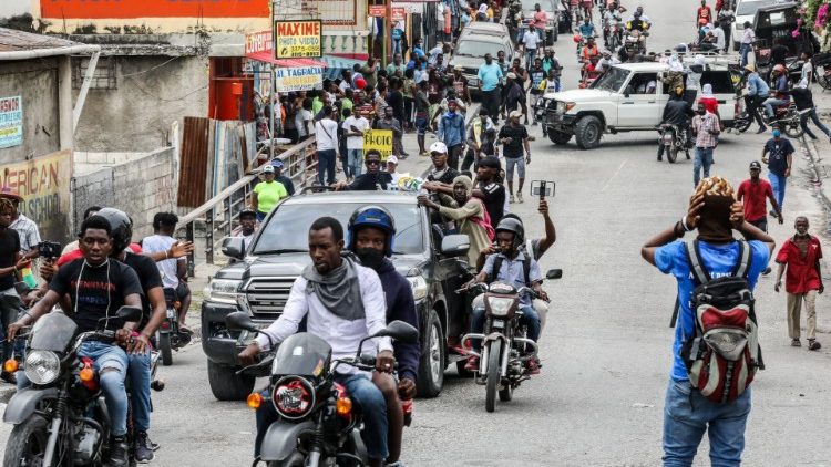 Protestos contra o governo haitiano