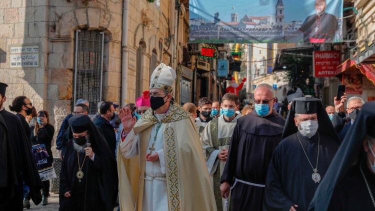 Pizzaballa pátriárka szentmisét mutatott be a Szent Sírnál december 4-én