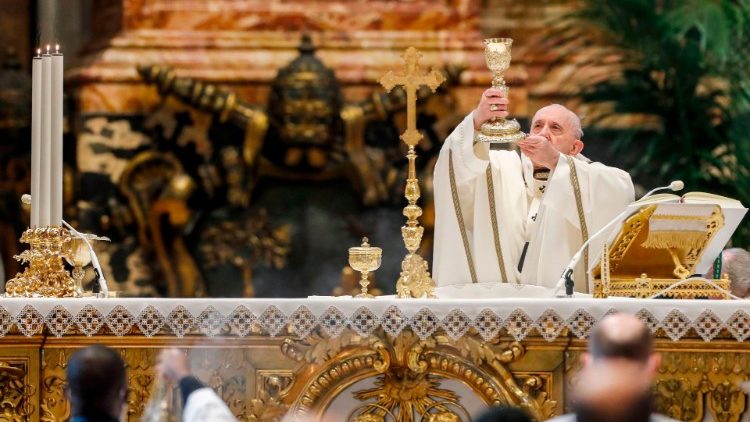 Папа падчас св. Імшы ва ўрачыстасці Аб’яўлення Пана