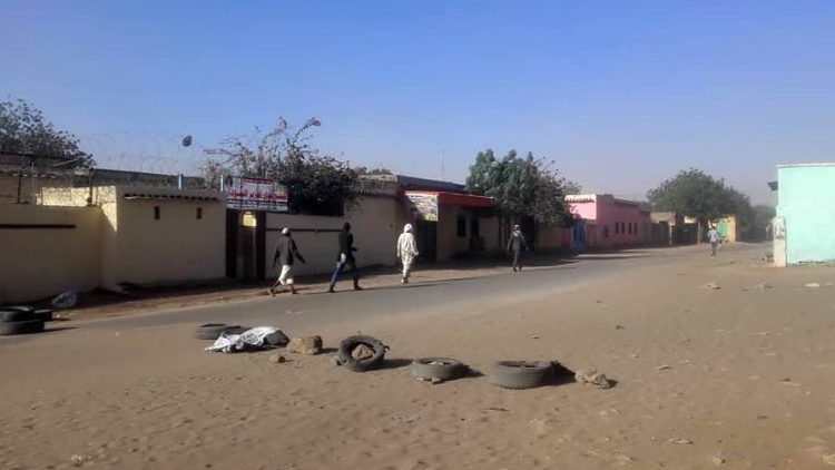 L'area dove sono iniziate le violenze in Darfur, messa ora in sicurezza dall'esercito (Photo by Afp)