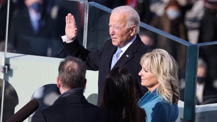 Joe Biden under installationen