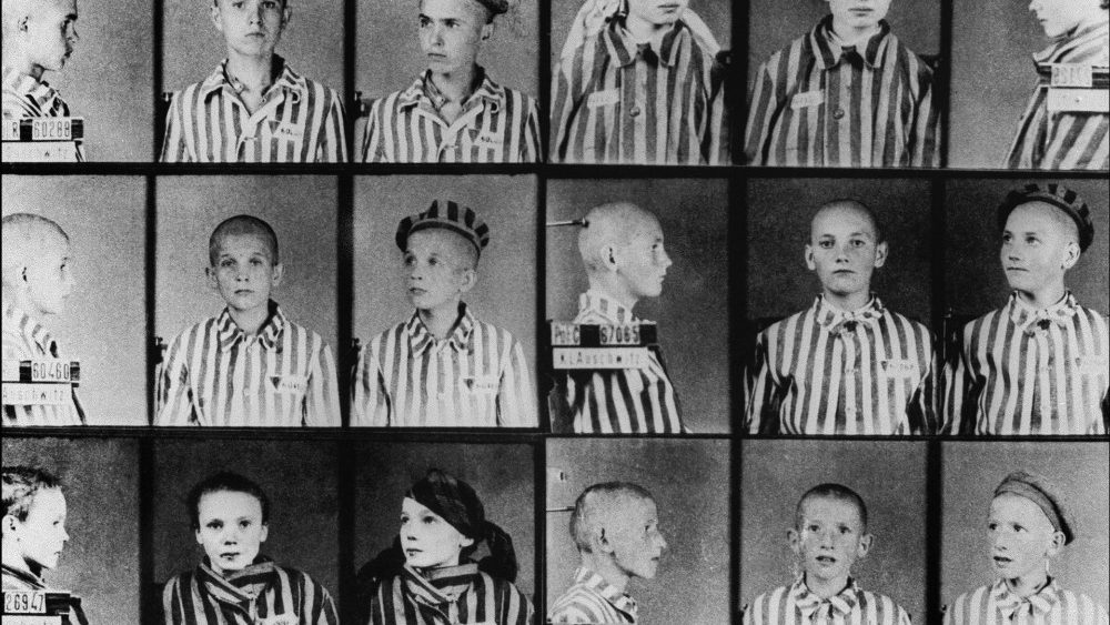 Enfants polonais déportés à Auschwitz