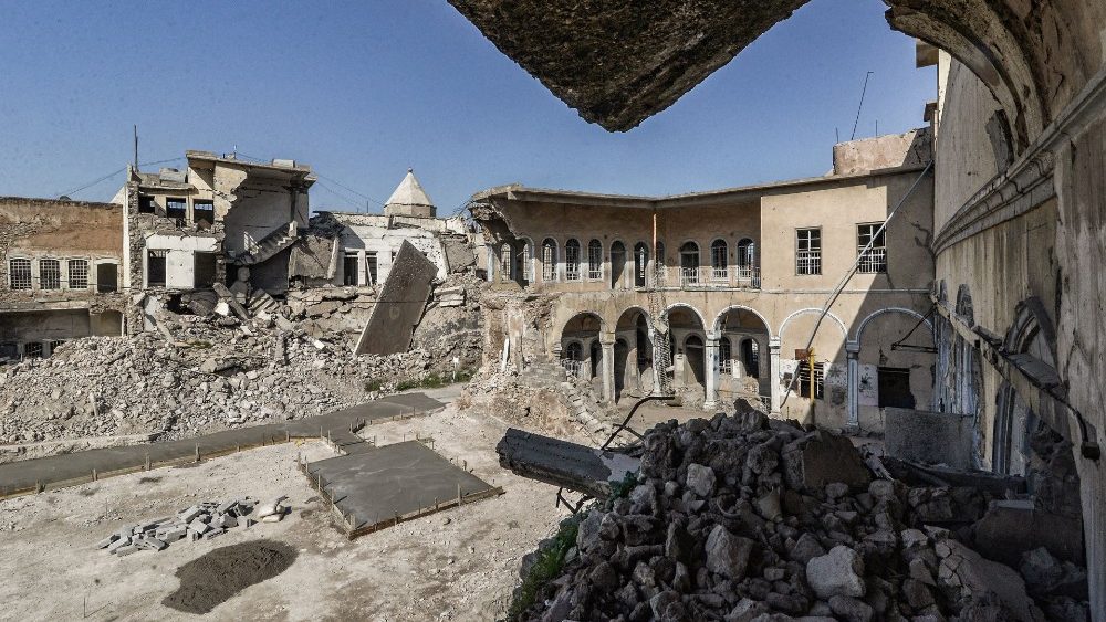 Një kishë e shkatërruar nga Isis në Mosul