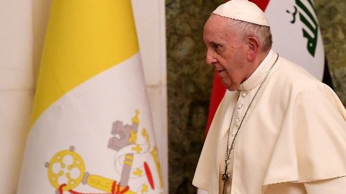 Påvens första tal i Irak: ”Må vapnen tystna, det är tid att samarbeta"