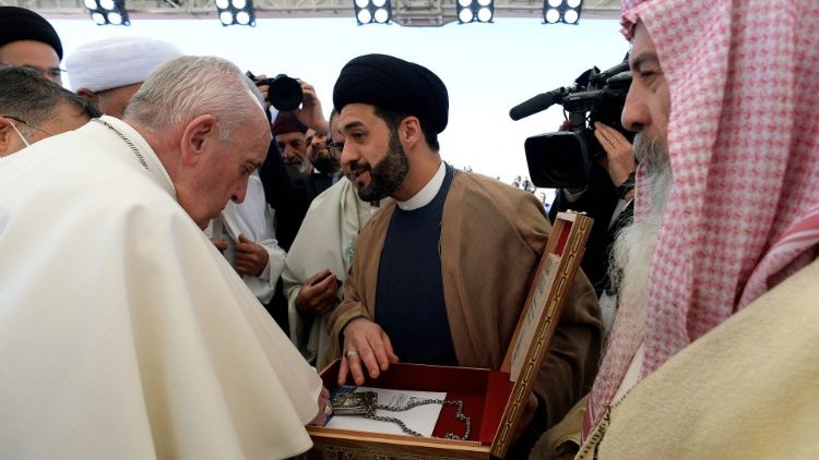 Момент от междурелигиозната среща в Ирак