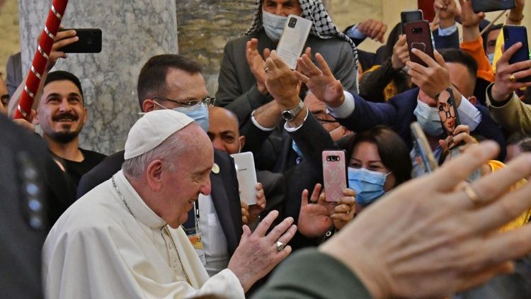 Среща на папа Франциск с християнската общност в Каракош