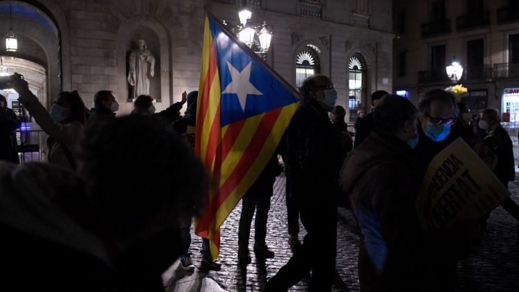 España. Manifestaciones en Barcelona