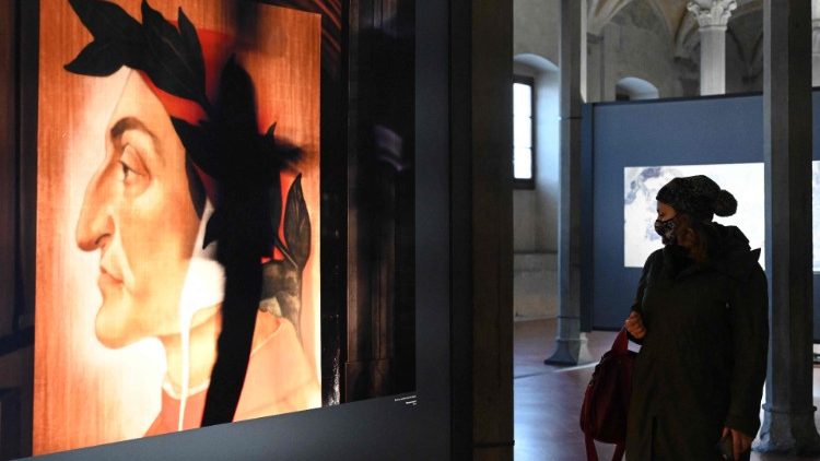 Výstava k poctě 700. výročí  Dantovy smrti, Santa Maria Novella, Florencie