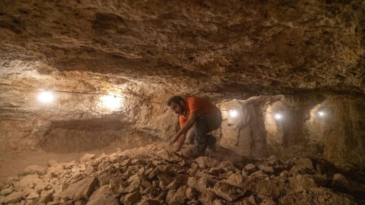Urvas, kuriame Izraelio archeologai aptiko naujausius radinius