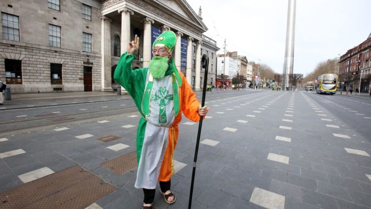St Patrick's Day on O'Connell street, Dublin