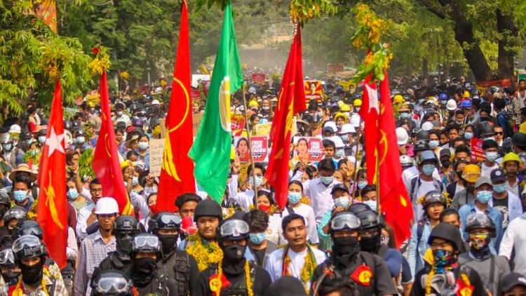 Protestat në Mianmar vijojnë