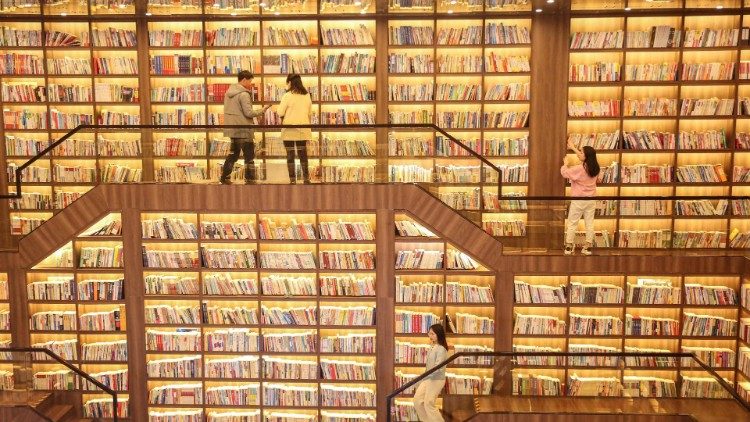Une librairie en Chine.