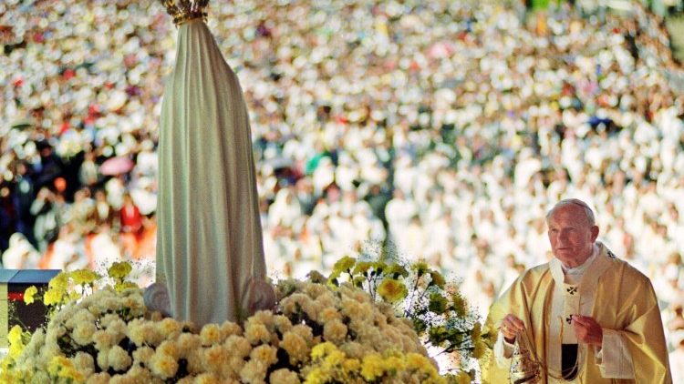 Popiežius šv. Jonas Paulius II Fatimoje 1991 m. gegužės 12 d.