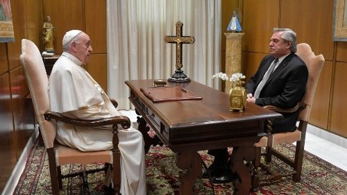 Vatikan: Papst empfängt Argentiniens Präsidenten