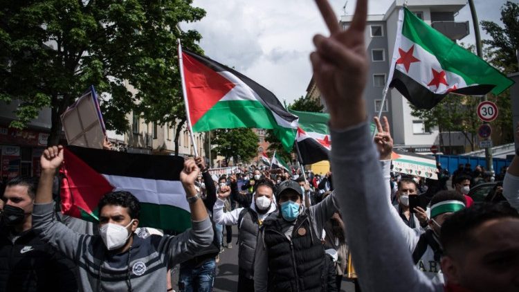 Propalästinensische Demonstranten in Berlin