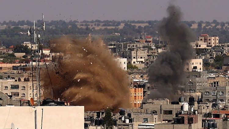 Izraeli légicsapás a Gázai-övezetben