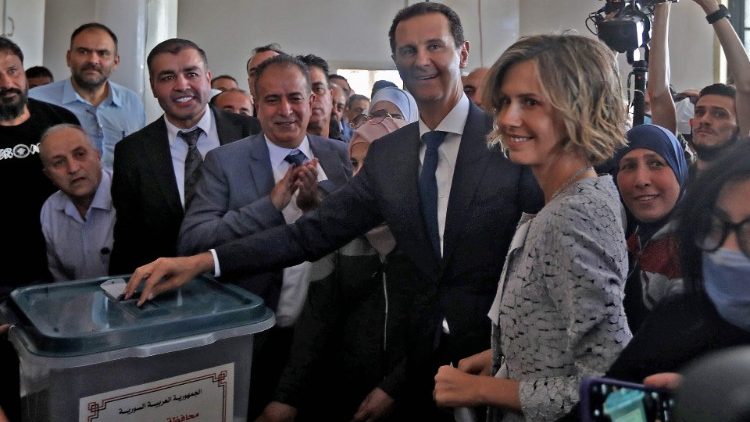 Assad an der Urne