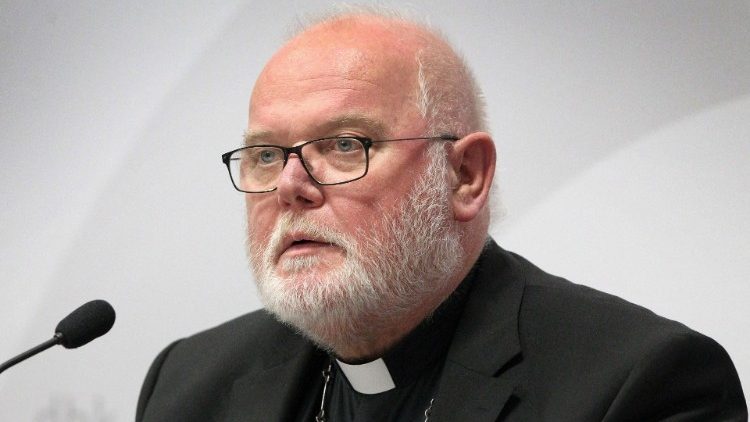Le cardinal Marx lors d'une conférence de presse en septembre 2018.
