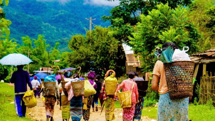 Desplazados en Myanmar