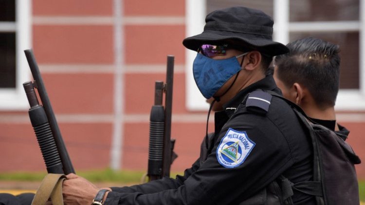 Polizeieinheit in Nicaragua
