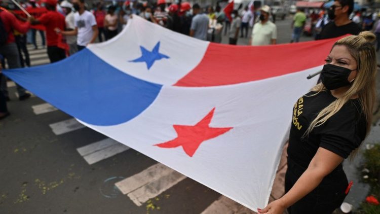Protestas sociales en Panamá contra la corrupción.