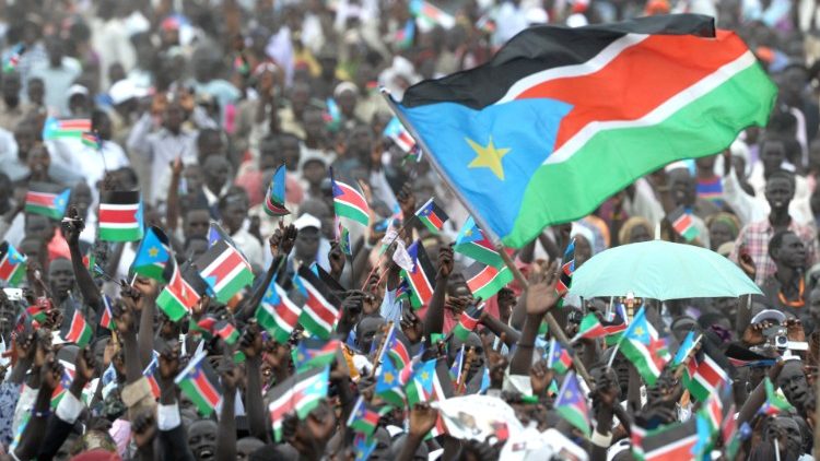 Snímka z osláv vyhlásenia nezávislosti Južného Sudánu, 9. júla 2011