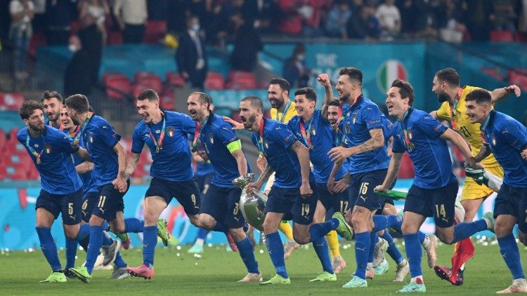 Az Európa bajnok olasz csapat