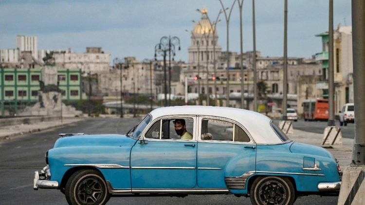 Dans les rues de La Havane, capitale cubaine, le 12 juillet 2021. 