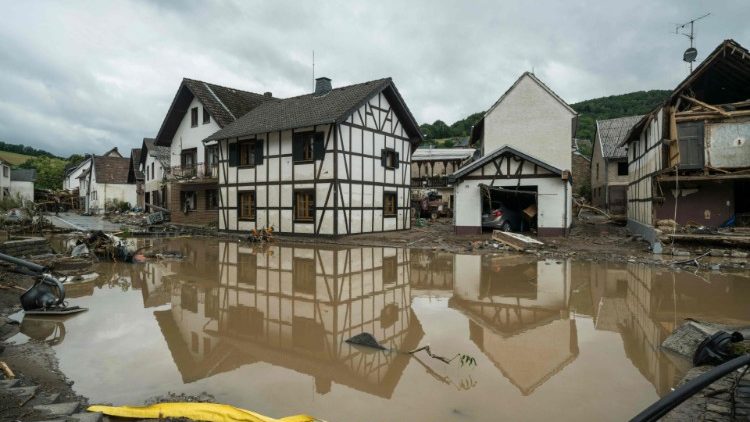 Der Ort Schuld nach der Flutkatastrophe vom Sommer 2021