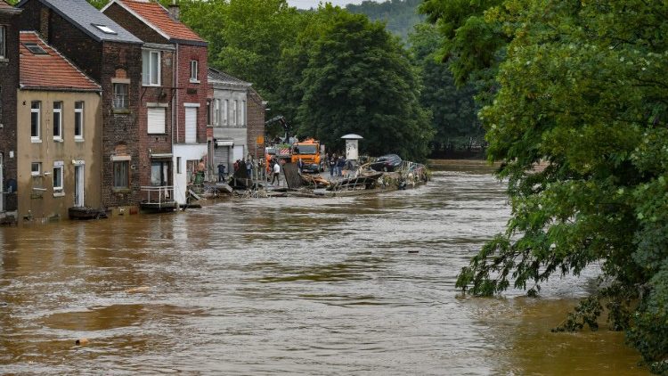 Inundações na Bélgica