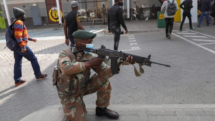 Sicherheitsleute in Johannesburg